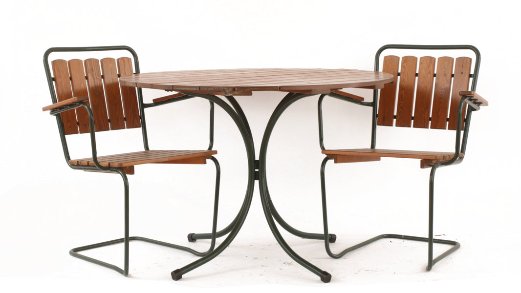 Trädgårdsbord med stolar ett par, KWA, 2000-tal