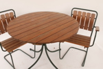 Trädgårdsbord med stolar ett par, KWA, 2000-tal
