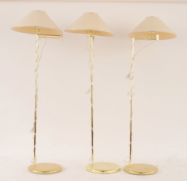 Golvlampor 3st, Fa.Facklan, 1900-talets slut