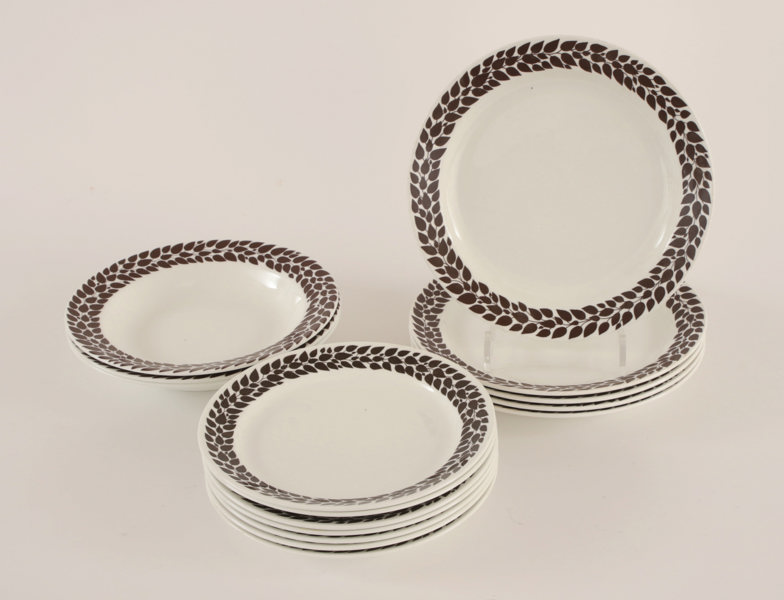 Matservisdelar, "Myrten", Karin Björquist för Gustavsberg