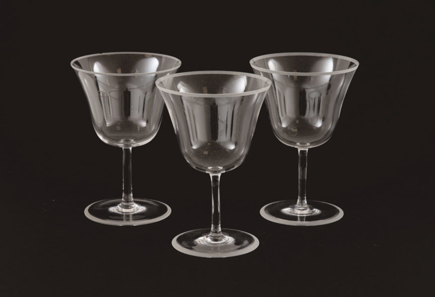 Vitvinsglas 21st, "Elegant", Simon Gate för Orrefors