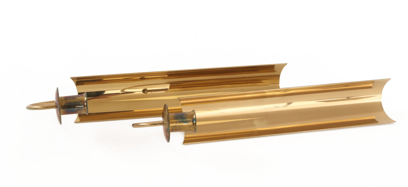 Vägglampetter ett par, "Reflex", Pierre Forsell för Skultuna