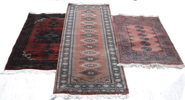 Handknutna mattor 3st, orientaliska