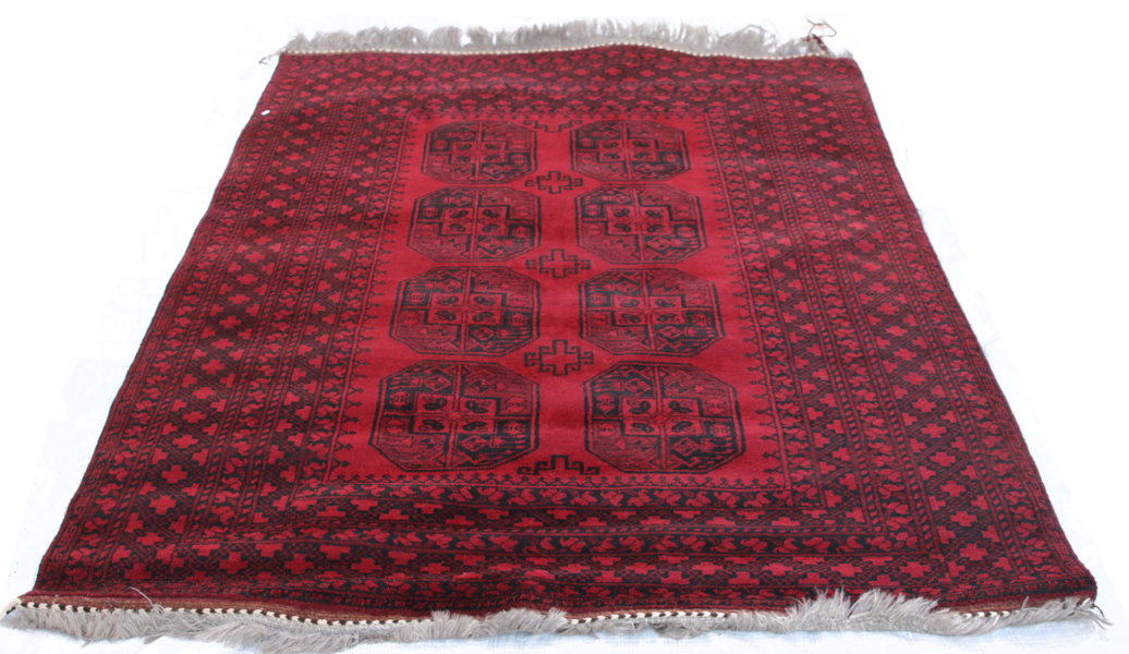 Handknuten matta, Afghan