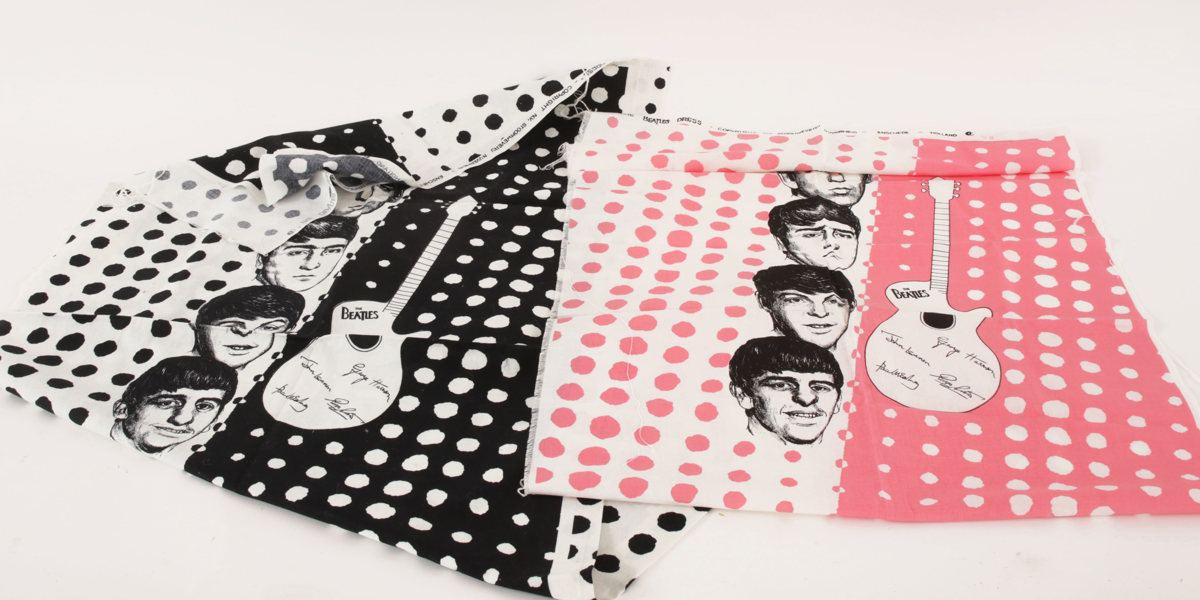 Textilier 2 delar, "The Beatles Dress", N.V.Stoomweaver