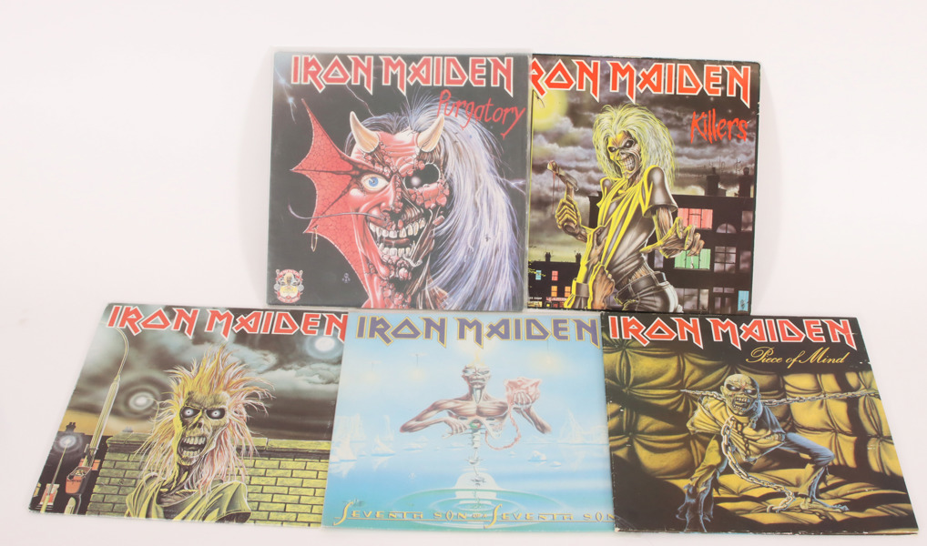 LP-skivor 5st, Iron Maiden