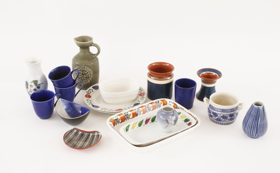 Parti keramik och porslin