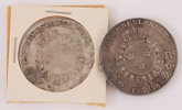 Mynt 2st, 1 riksdaler silvermynt, Gustaf III, 1776/77