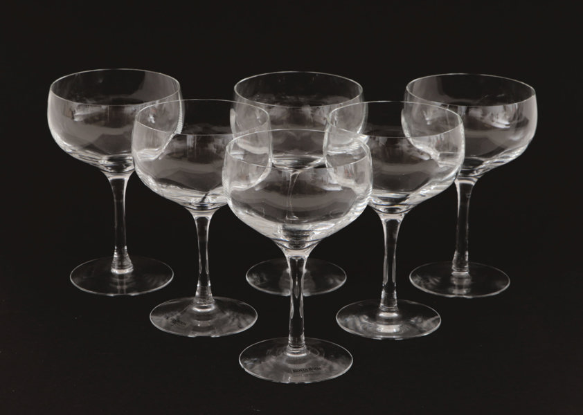 Champagneskålar 6st, "Chateau", Kosta Boda