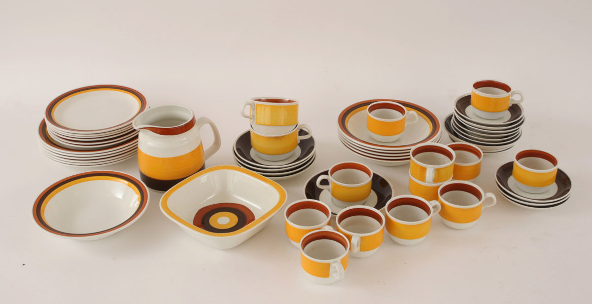 Mat-, te- och kaffeservisdelar, "Fokus", Rörstrand