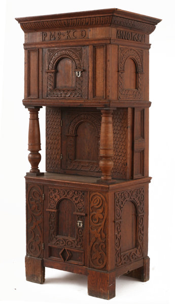 Stolpskänk, daterad 1655