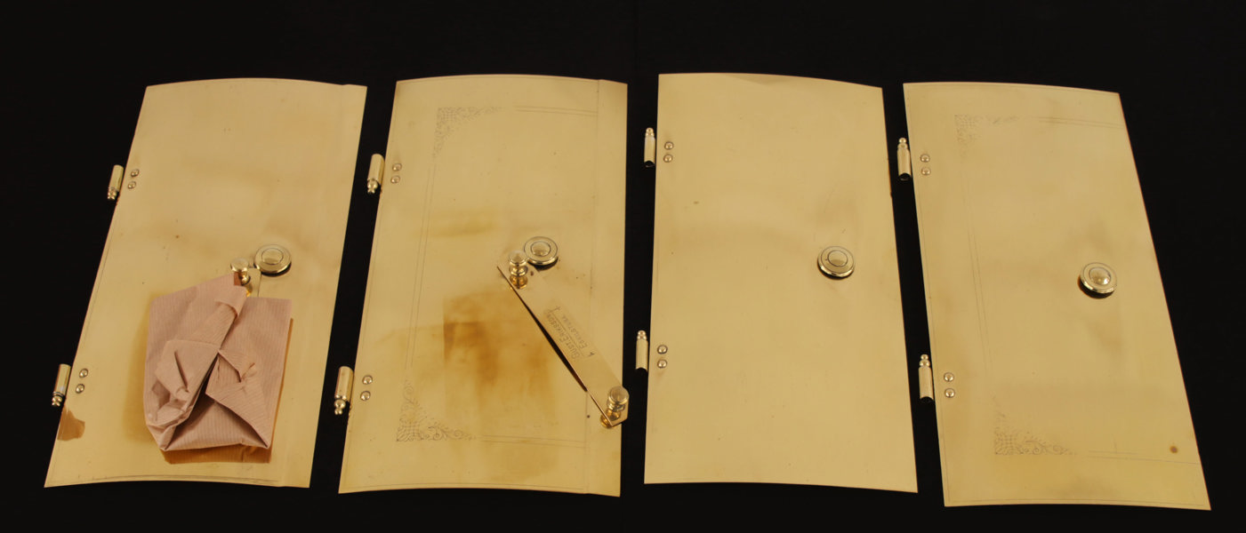 Kakelugnsluckor 2 par, Gustaf Eriksson, Eskilstuna