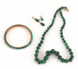 Malakitsmycken 5 delar