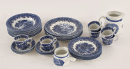 Mat- och kaffeservisdelar, "Country Style", Staffordshire, England