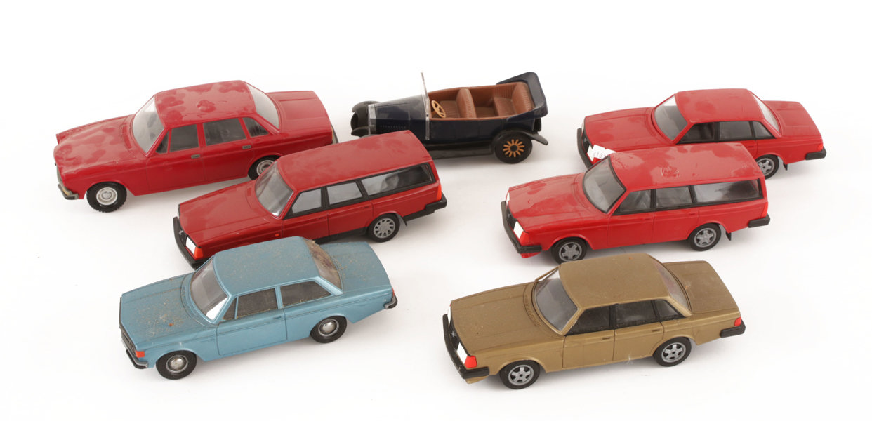 Modellbilar 7st, bl.a. Emek, Finland