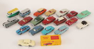 Leksaksbilar 19st, Corgi, Dinky samt Tekno