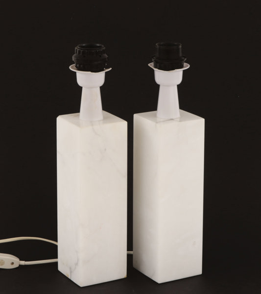 Bordslampor ett par, 1900-talets andra hälft