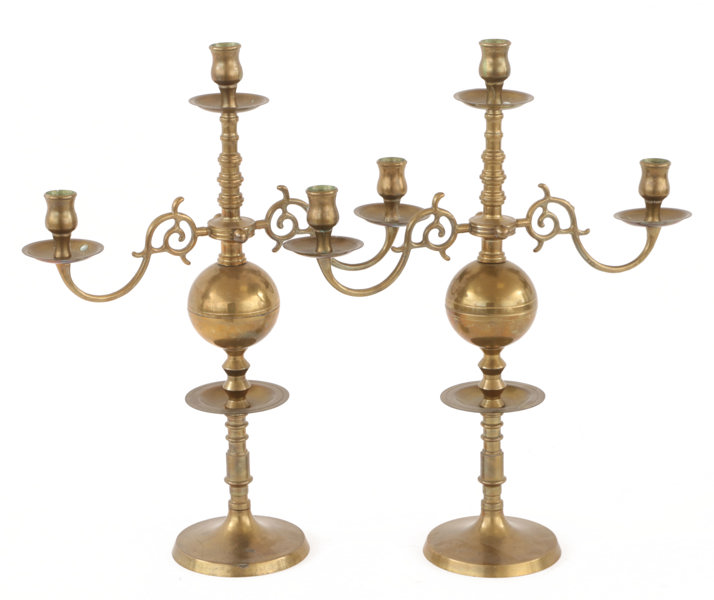 Kandelabrar ett par, 1900-tal