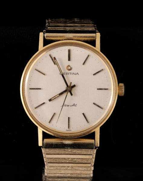 Herrarmbandsur, Certina, 18k