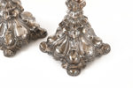 Ljusstakar ett par, silver, barockstil, 1900-talets första hälft