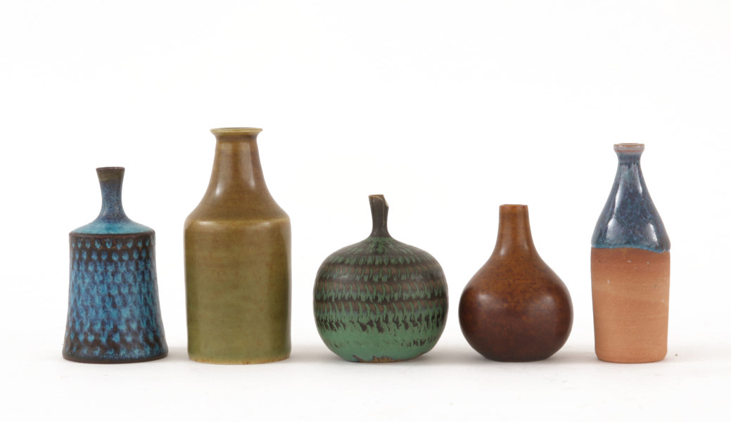 Miniatyrer i stengods 5st