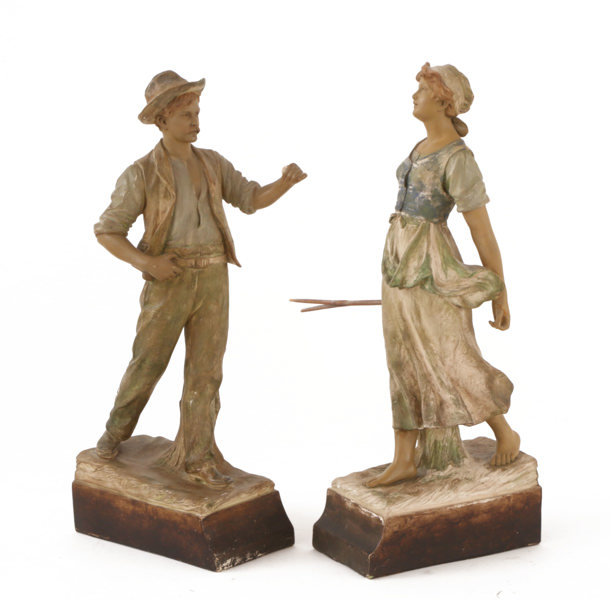 Skulpturer ett par, Fritz Kochendörfer, Tyskland