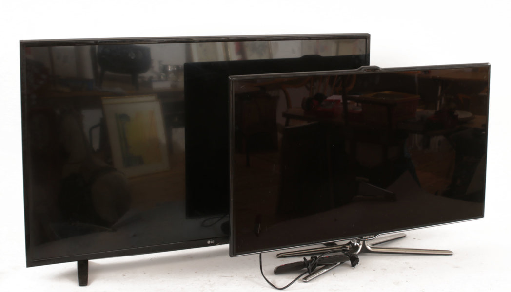 TV 2st, LG 49" samt Samsung 40"