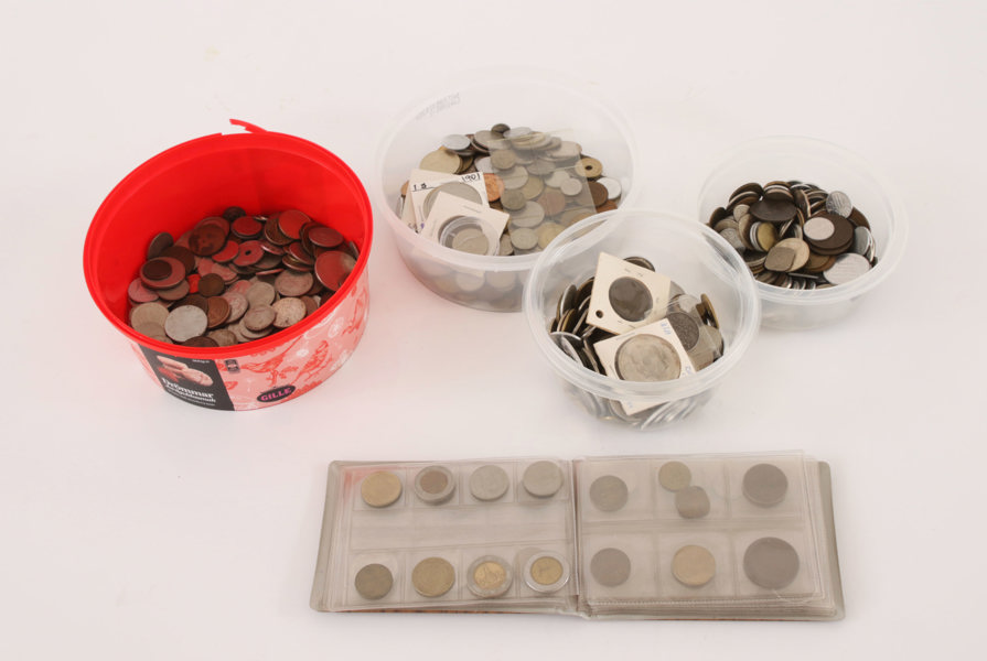 Parti mynt, bl.a. antika