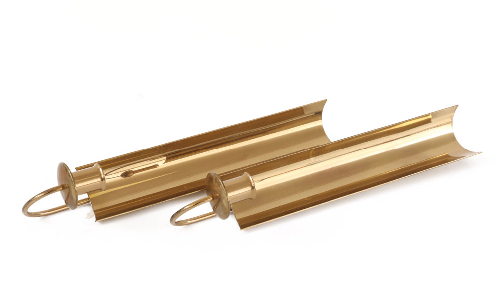 Väggljusstakar ett par, "Reflex", Pierre Forsell för Skultuna