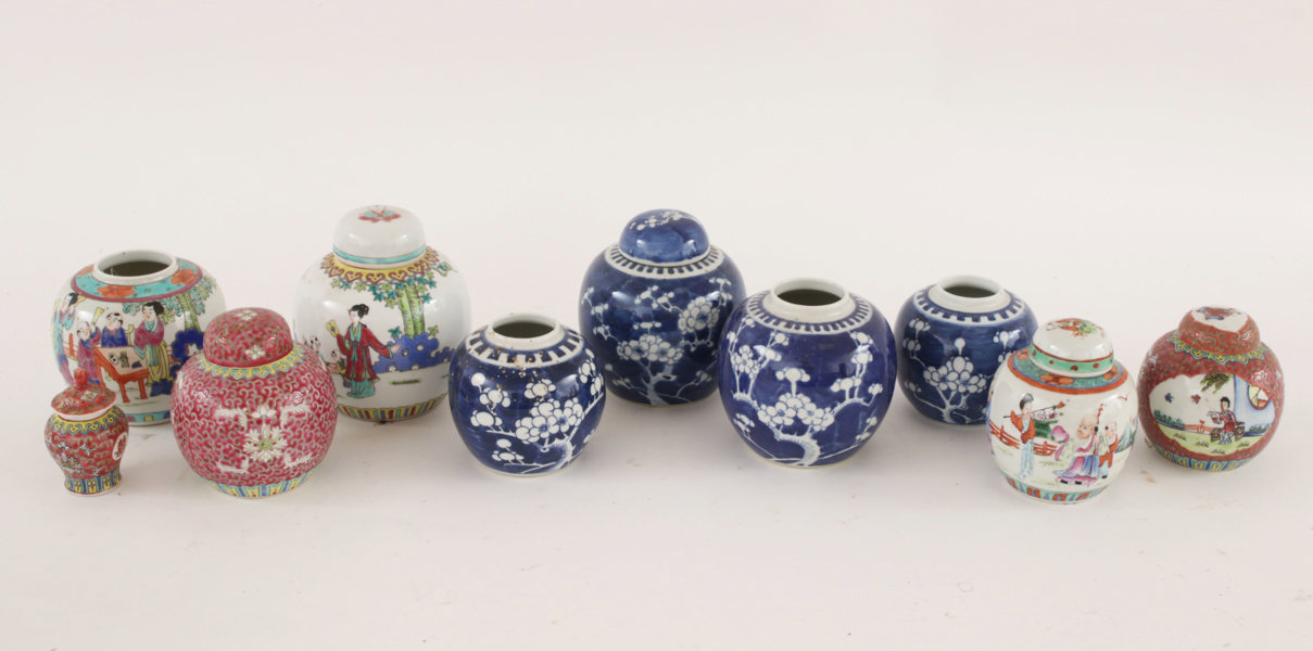 Porslin 10 delar, Kina, 1900-tal