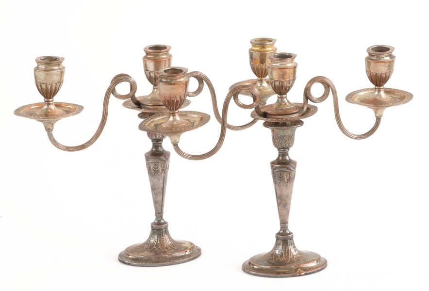 Kandelabrar ett par, 1800-tal