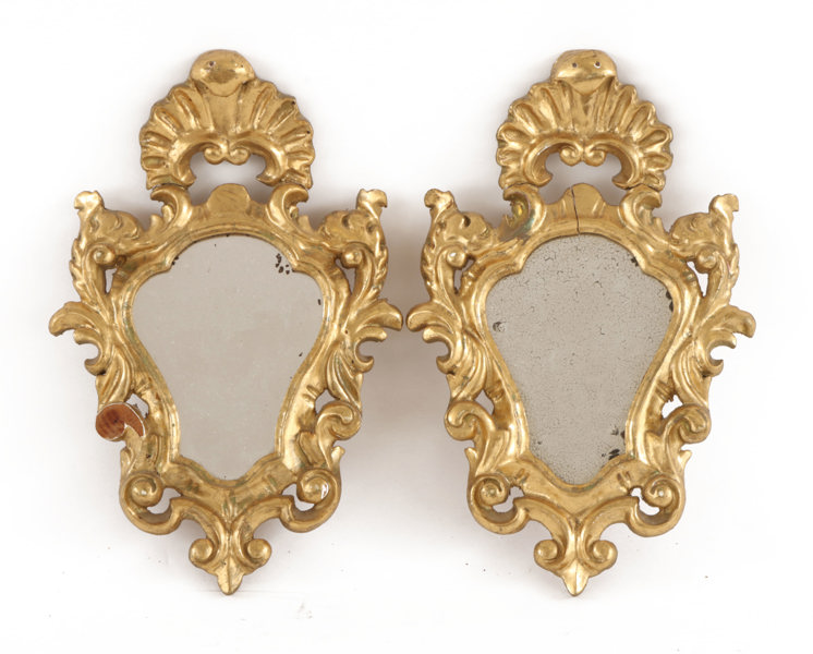 Speglar ett par, rokokostil, 1900-tal