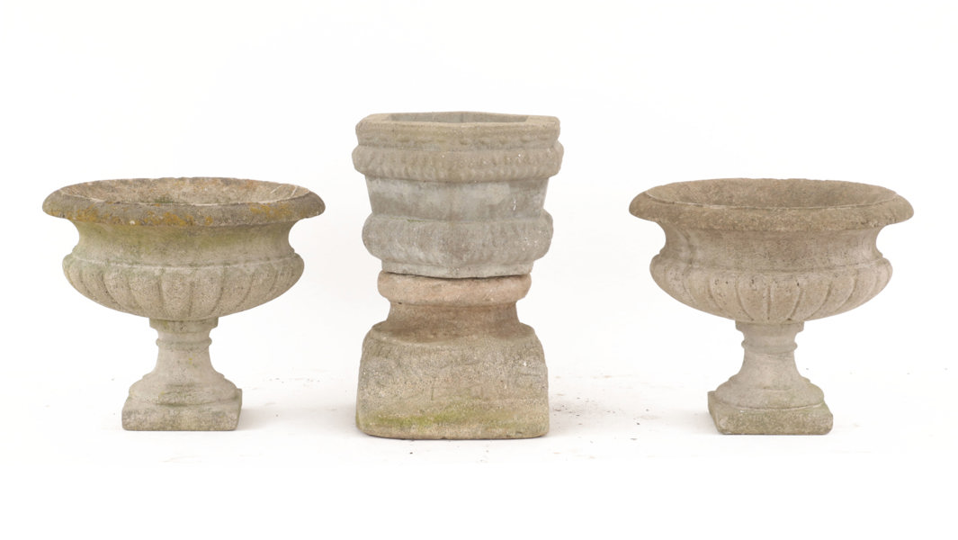 Trädgårdsurnor 2+1