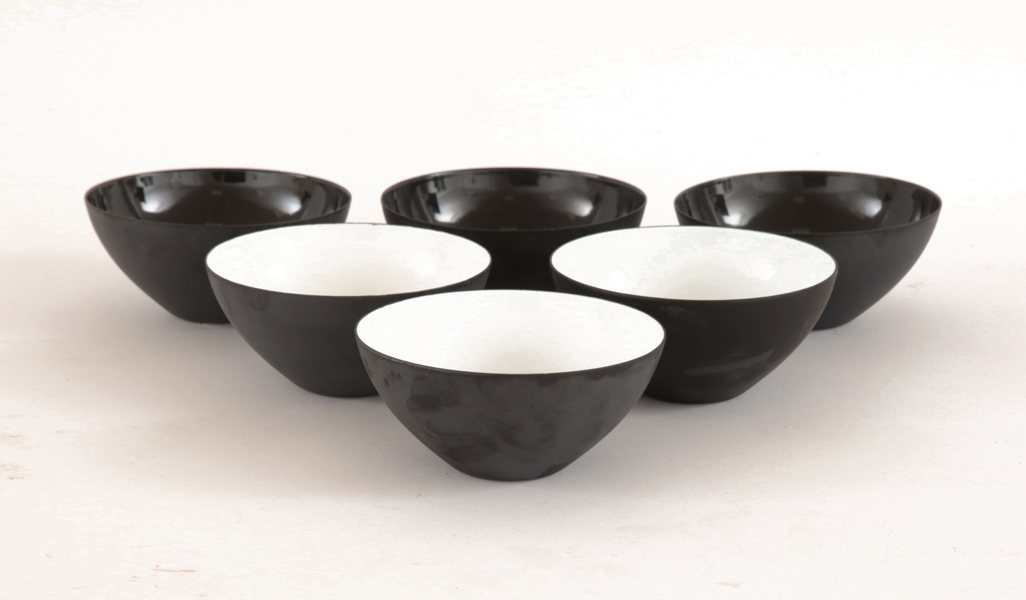 Skålar 6st, "Krenit", Herbert Krenchel