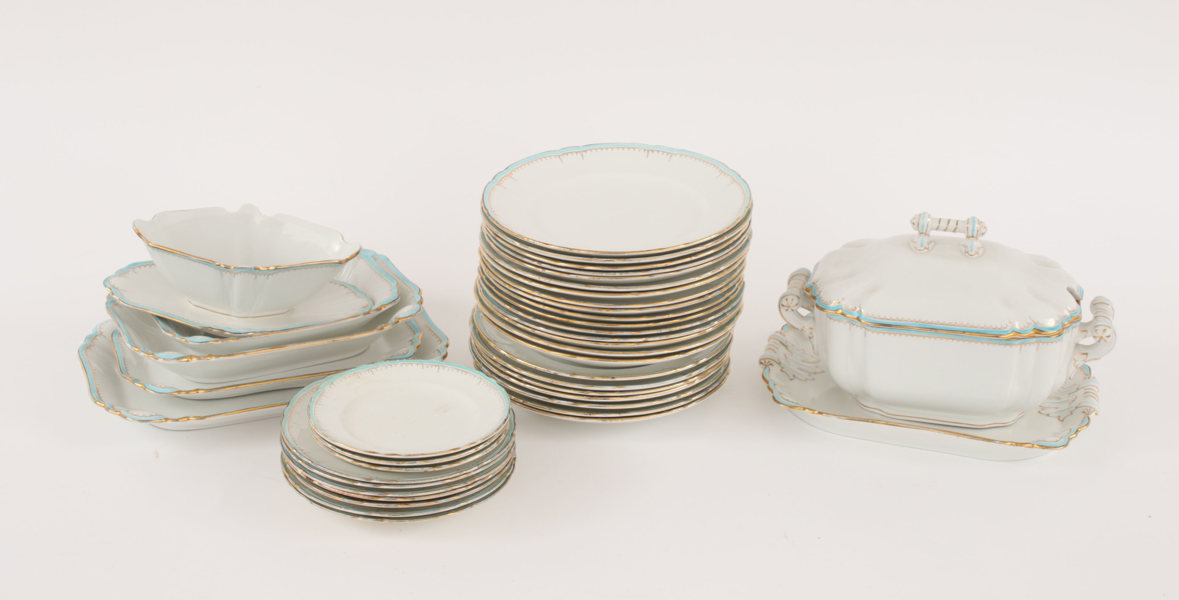 Matservisdelar, Gustavsberg, bl.a. daterad 1911