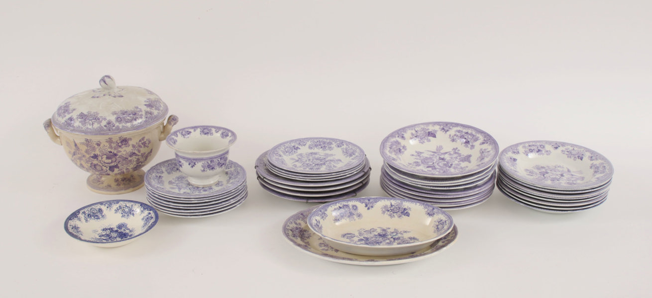 Matservisdelar, mestadels "Fasan", Gustavsberg