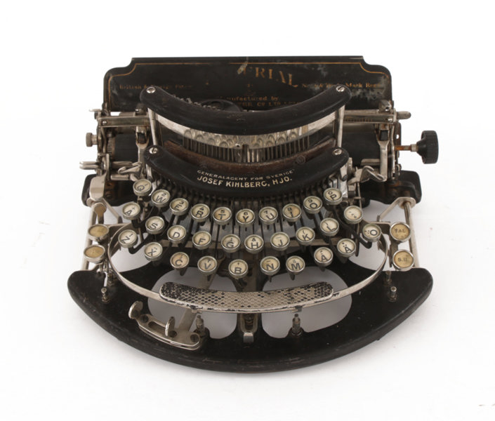 Skrivmaskin, "Imperial", Josef Kihlberg, Hjo, 1900-talets första del