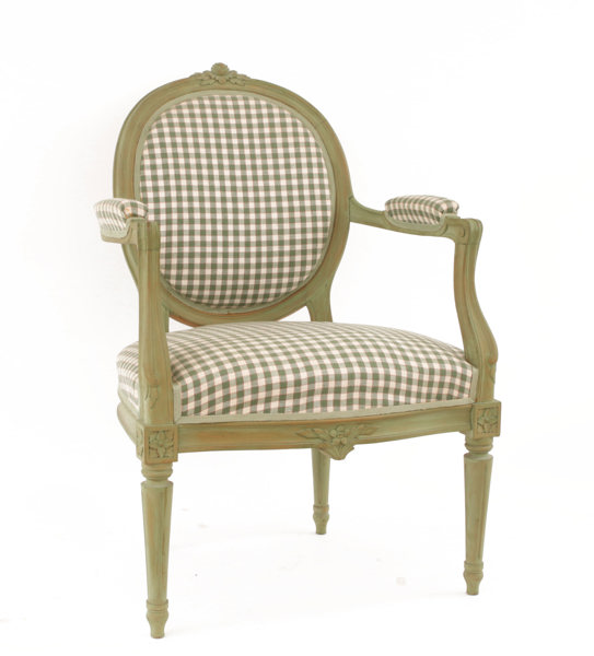 Karmstol, gustaviansk stil, 1900-talets andra hälft