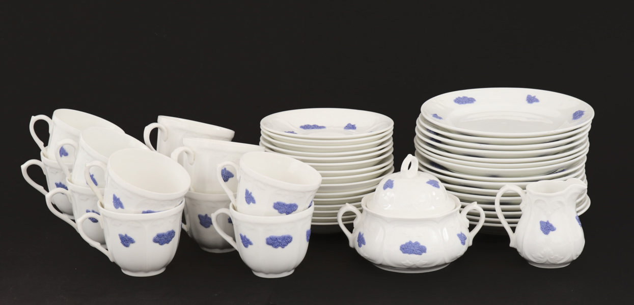 Kaffeservisdelar, "Blå blom", Gustavsberg