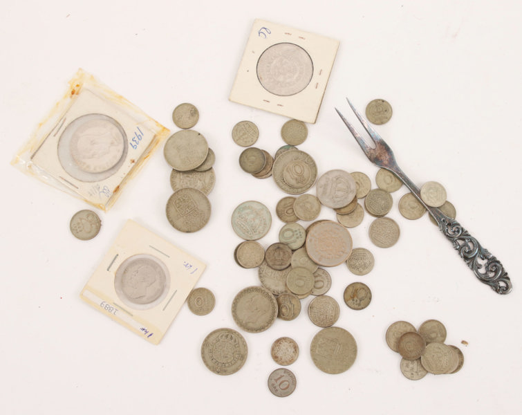 Parti silverföremål