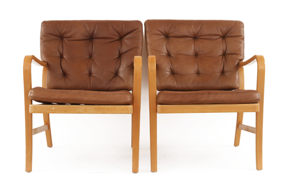 Fåtöljer ett par, "Patrik", Kenneth Bergenblad för DUX