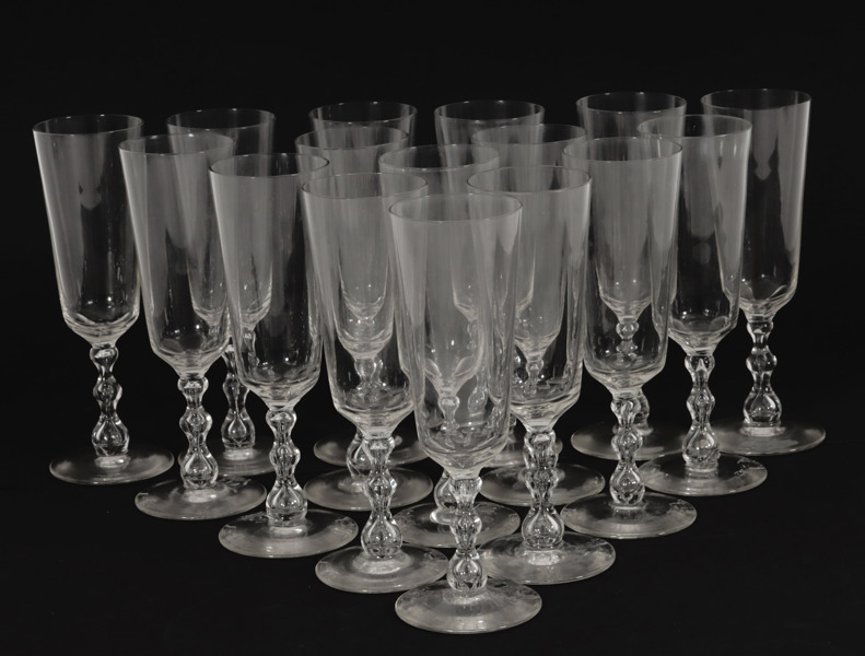 Champagneglas 16st, 1900-talets början