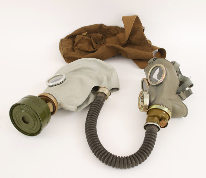 Gasmasker 2st, bl.a. Ryssland