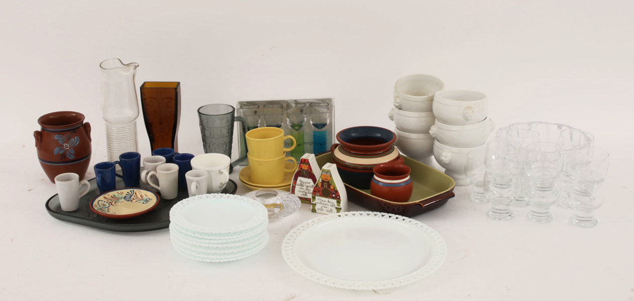 Parti glas och keramik