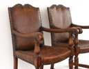 Fåtöljer ett par, barockstil, F.Parker & Sons, England, 1900-talets första hälft