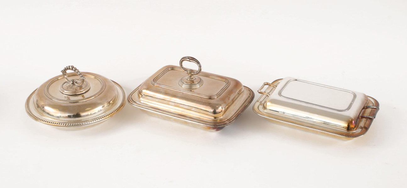 Stekkarotter 3st, bl.a. Christofle, Frankrike