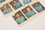 Samling alfabilder 11st, bl.a. "Pelé", "Santos", "Zito", Alifabolaget, VM 1958