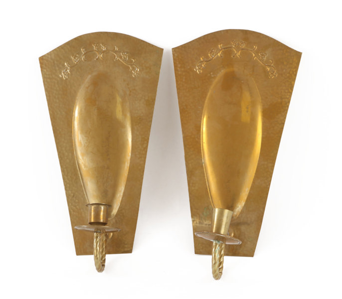 Vägglampetter ett par, Knut Eriksson, Eskilstuna, 1900-talets första hälft