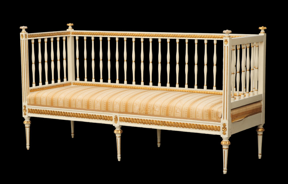 Soffa, gustaviansk, 1800-talets början