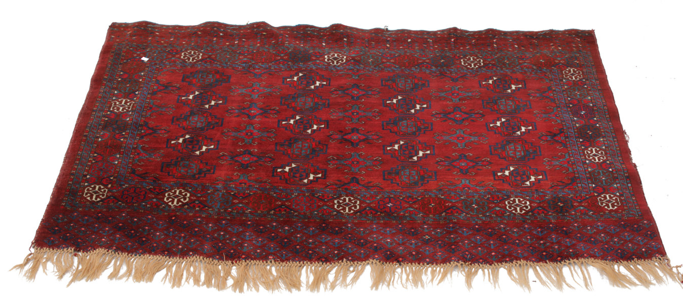 Handknutet draper, orientaliskt